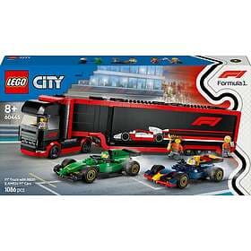 LEGO City 60445 F1® Lastebil med RB20 & AMR24 F1® Biler