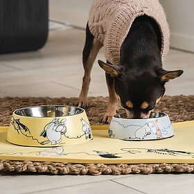 Muurla Moomin For Pets Silikonunderlag Gul 48x30cm