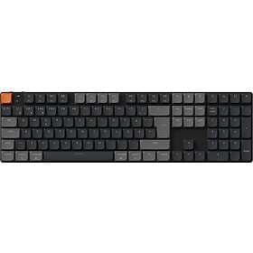 Keychron K5v2 RGB Aluminium Hot Swap QMK Low Profile 2.0 Red (Nordic)