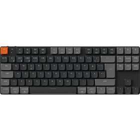Keychron K1v6 RGB Aluminium Hot Swap QMK Low Profile 2.0 Red (Nordic)